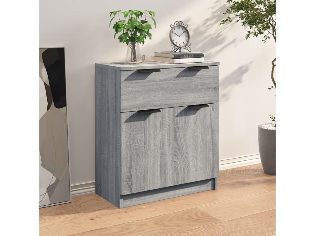Gray Sideboard, 60 x 30 x 70 cm