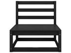 Black Pine Wood Outdoor Furniture Set - dlz1766570436306