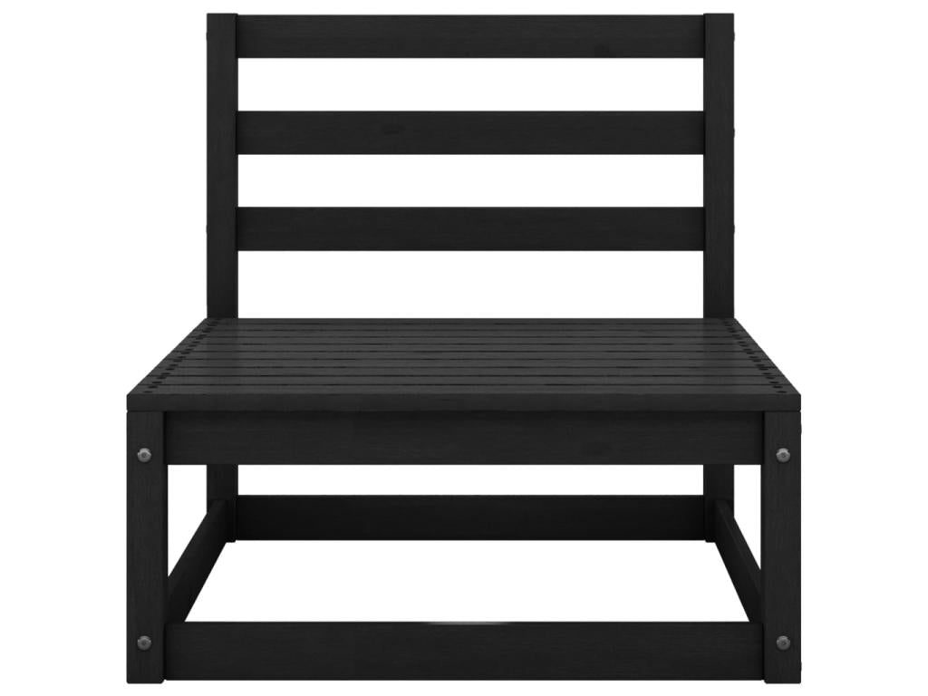 Black Pine Wood Outdoor Furniture Set - dlz1766570436306