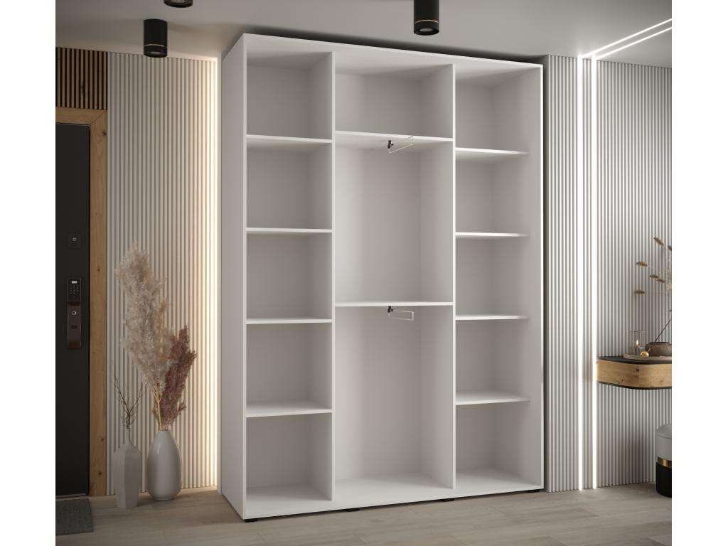 Black Wardrobe, 180 x 45 x 235.2 cm - dlz1766570629969