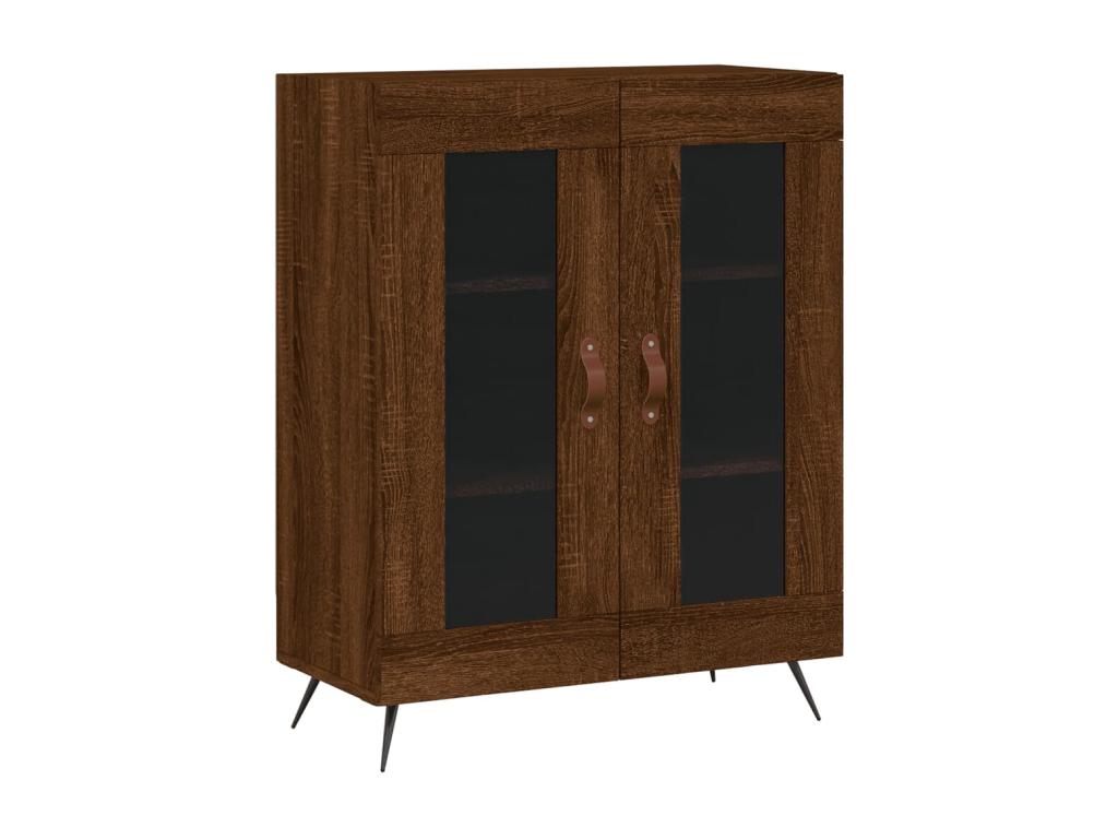 Brown Engineered Wood Sideboard, 69.5 x 34 x 90 cm