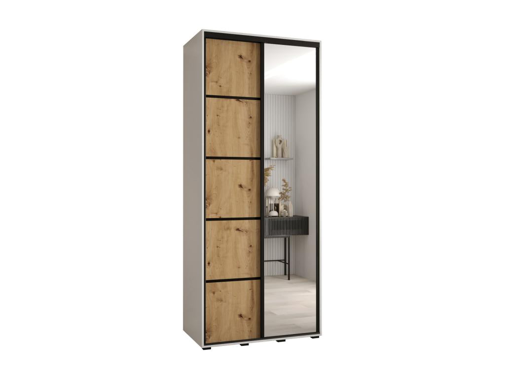 Black Wardrobe, 100 x 60 x 235.2 cm