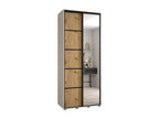 Black Wardrobe, 100 x 60 x 235.2 cm
