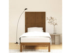 Brown Solid Wood Bed, 95.5 x 3 x 110 cm