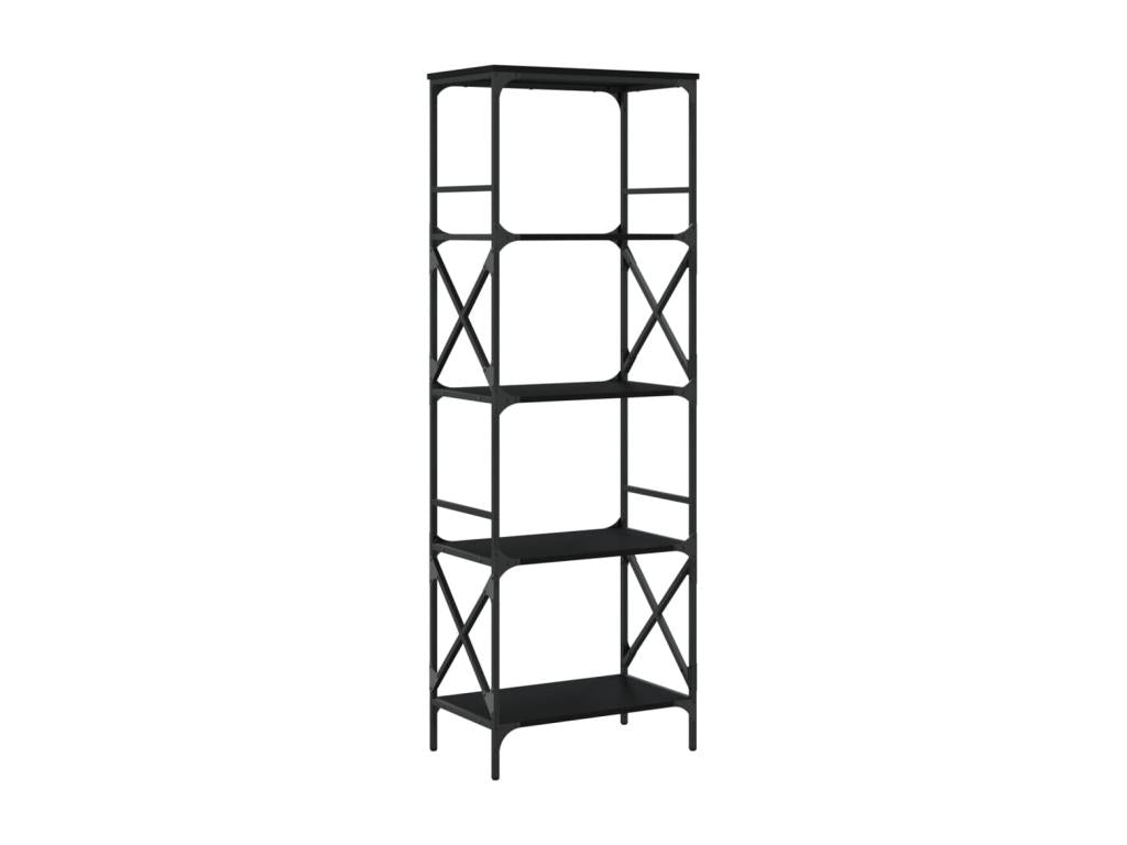 Black Bookcase, 59 x 35 x 171 cm