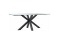 Black Metal Dining Table