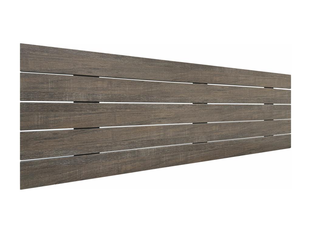 Brown Oak Wood Bed, 150 x 46 cm