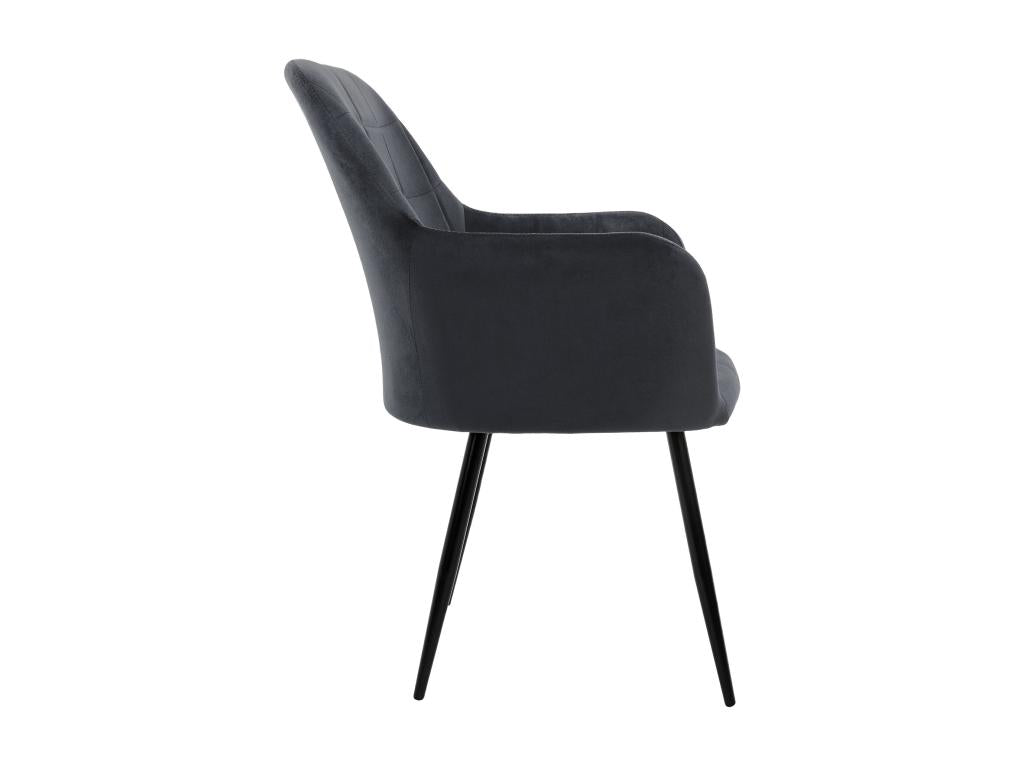 Gray Velvet Chair