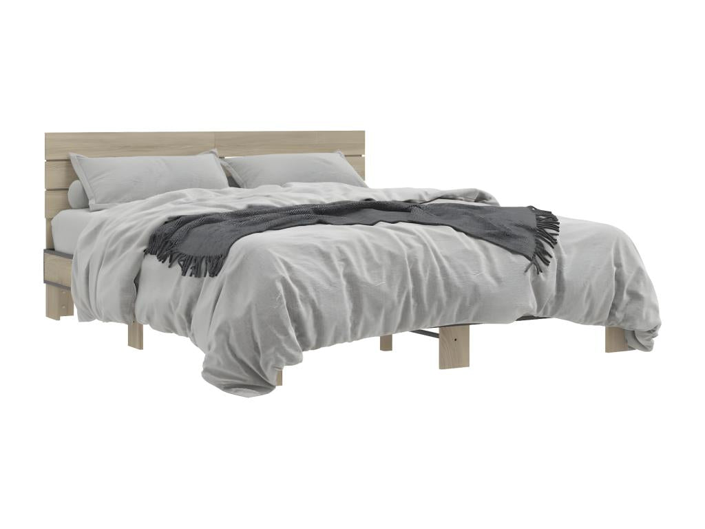 Brown Oak Wood Mattress, 150 x 200 cm