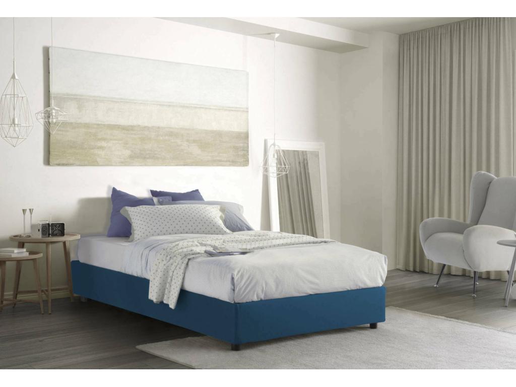 Blue Fabric Mattress, 120 x 190 cm