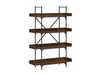 Brown Oak Wood Bookcase, 100 x 33 x 145.5 cm