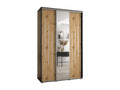 Black Wardrobe, 160 x 60 x 235.2 cm
