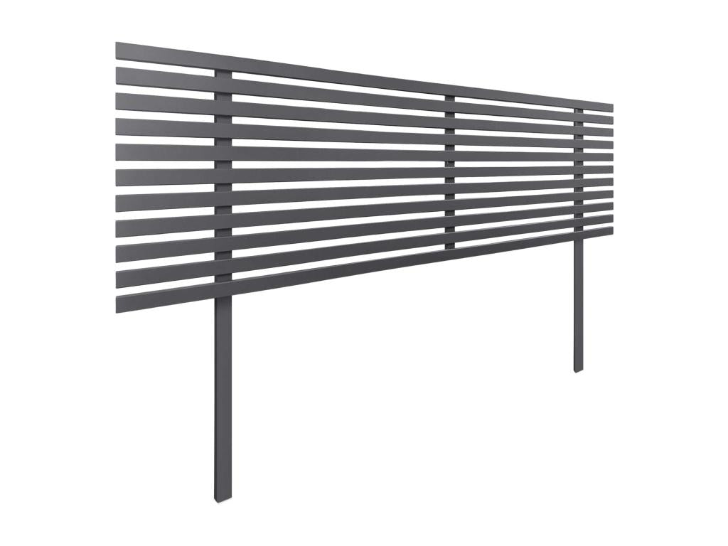 Gray Bed, 150 x 115 cm