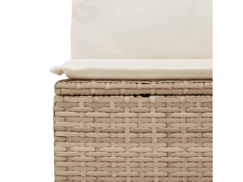 Beige Woven Resin Wicker Outdoor Furniture Set - dlz1766570527896