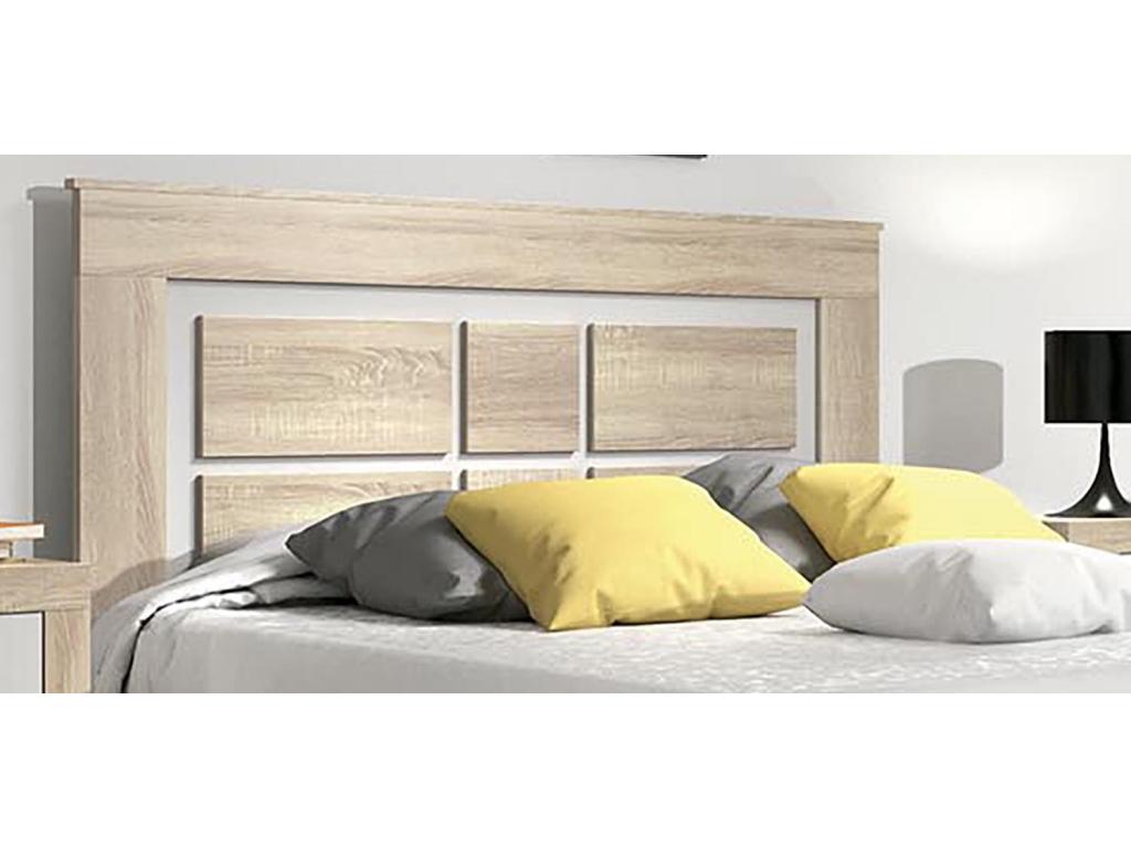 Natural Oak Wood Bed