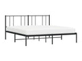 Black Metal Bed Frame, 183 x 213 cm