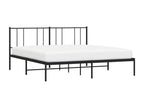 Black Metal Bed Frame, 183 x 213 cm
