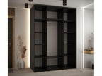 Black Wardrobe, 160 x 60 x 235.2 cm