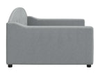 Gray Fabric Bed, 100 x 200 cm