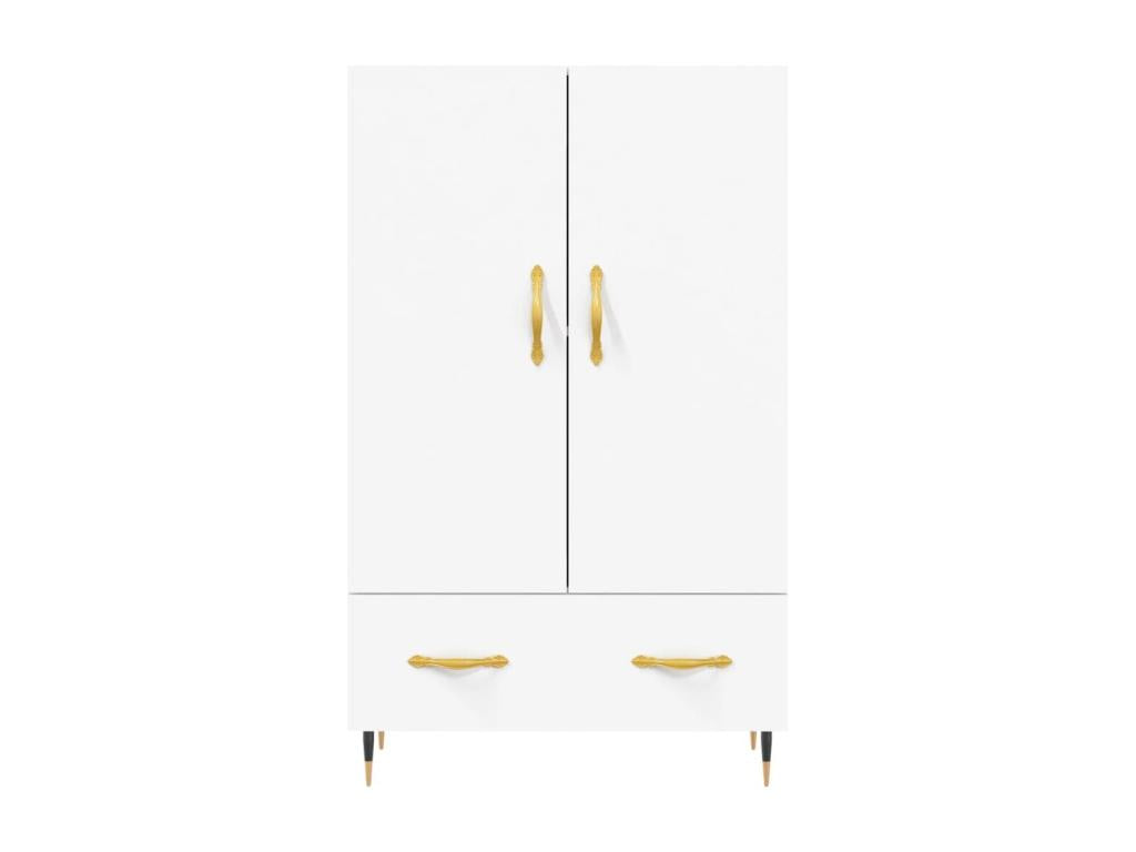 White Engineered Wood Sideboard, 69.5 x 31 x 115 cm