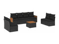 Black Woven Resin Wicker Outdoor Furniture Set - dlz1766570869279