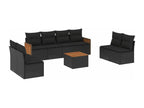 Black Woven Resin Wicker Outdoor Furniture Set - dlz1766570869279