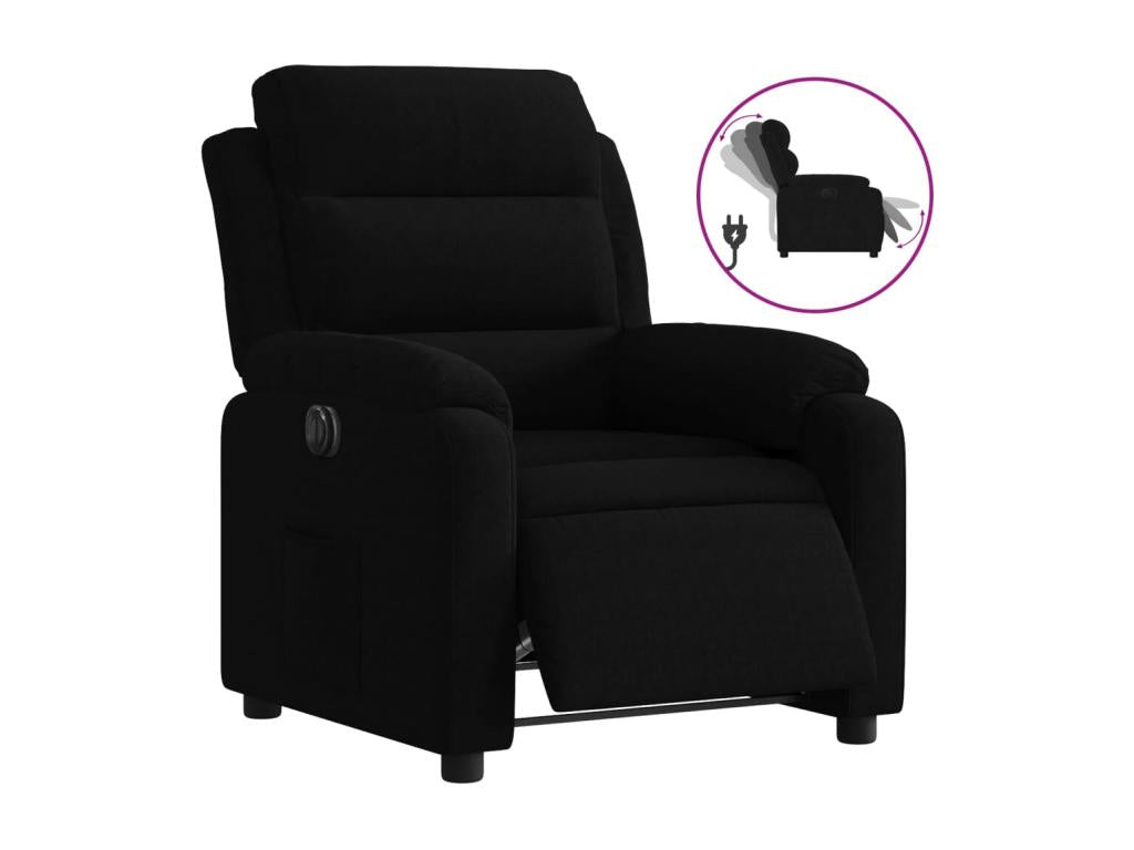 Black Velvet Accent Chair
