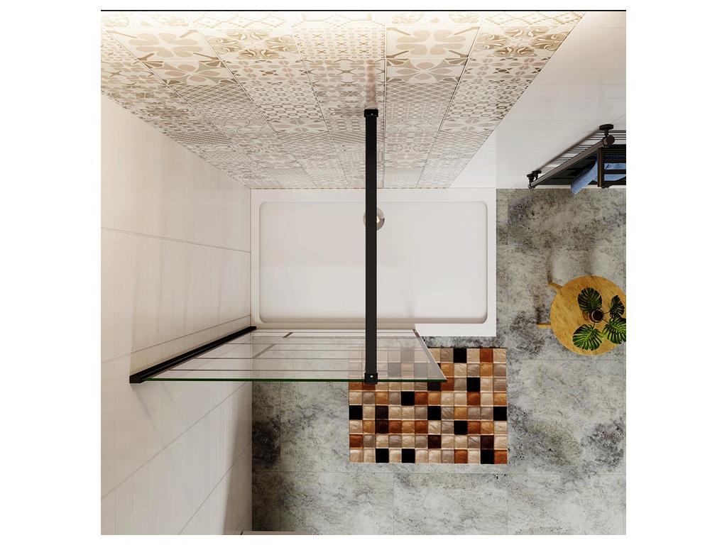 Black Glass Home Furniture, 100 x 200 cm