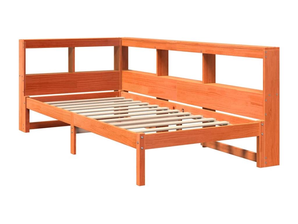 Brown Pine Wood Mattress, 90 x 190 cm