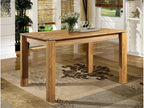Natural Oak Wood Dining Table