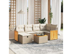 Beige Woven Resin Wicker Outdoor Furniture Set - dlz1766570376486