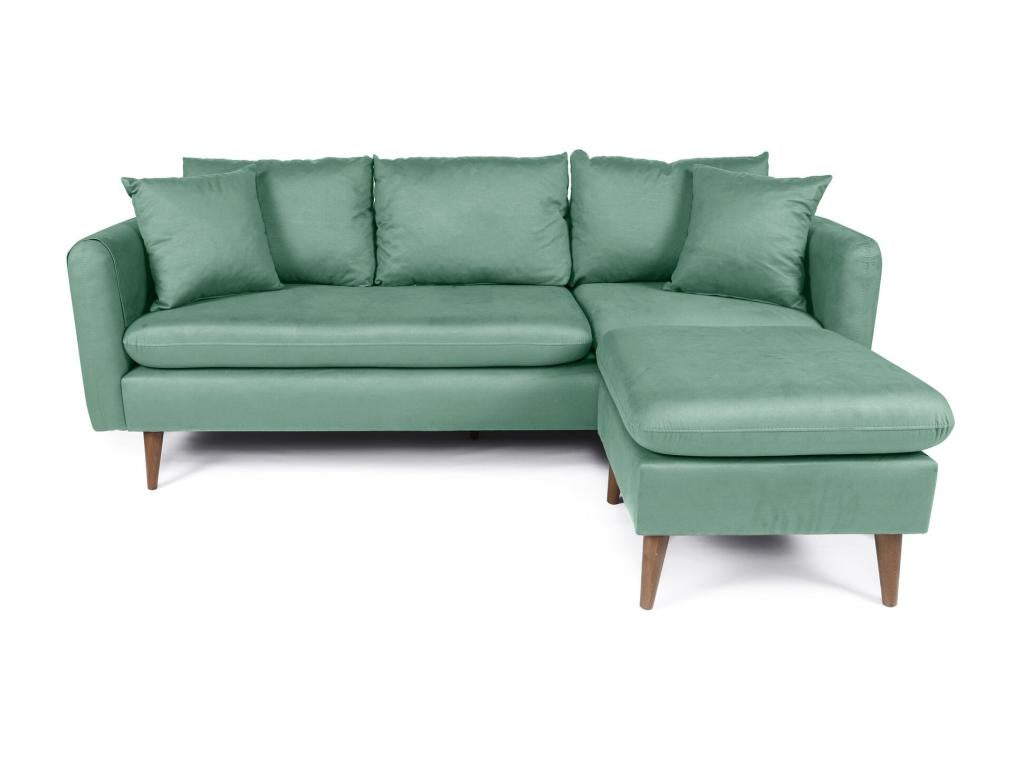 Green Fabric Sofa