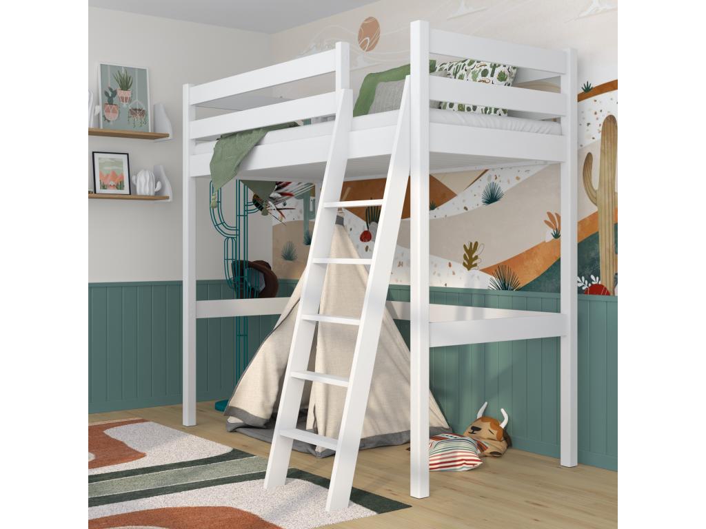 White Bed, 120 x 180 cm