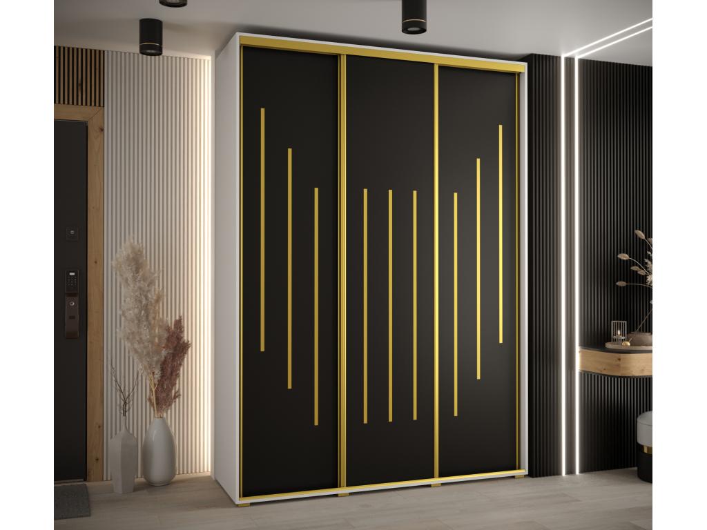 Black Wardrobe, 180 x 45 x 235.2 cm - dlz1766570629969
