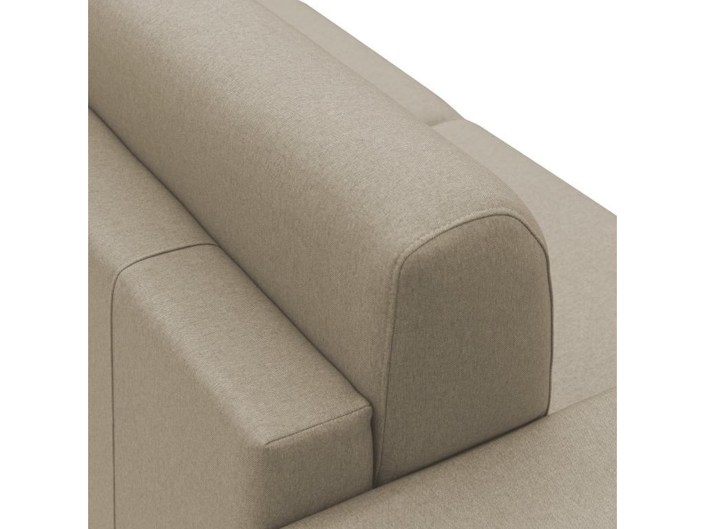 Beige Fabric Sofa