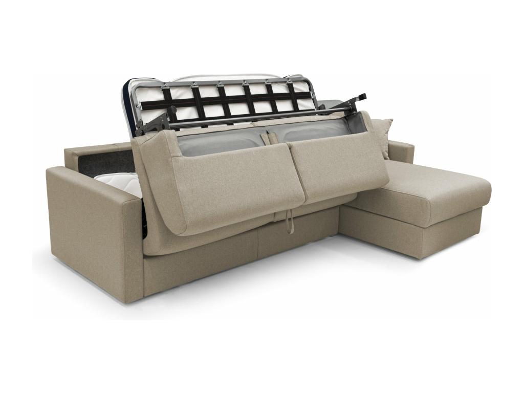 Beige Fabric Sofa