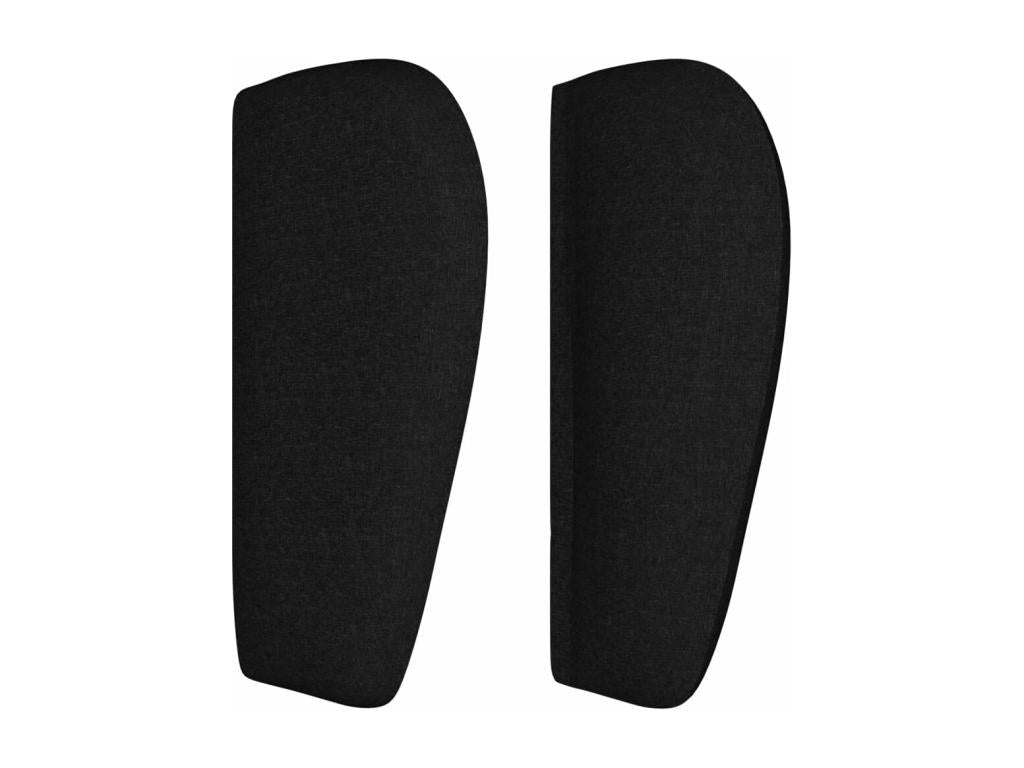 Black Fabric Bed, 103 x 23 x 78 cm