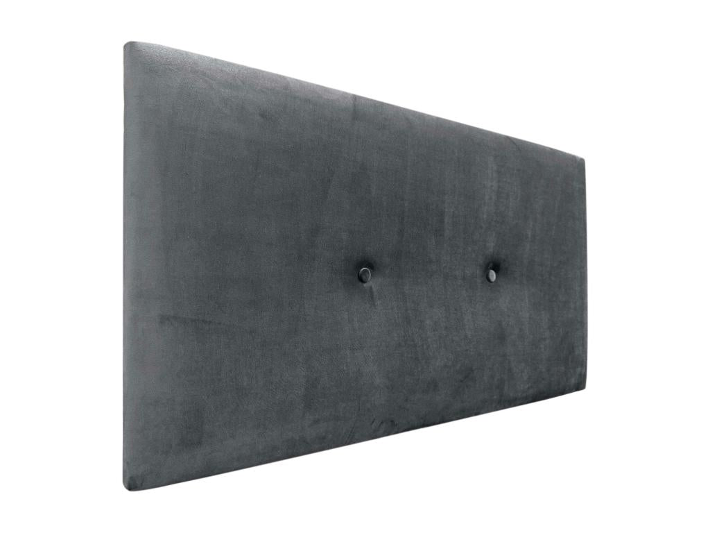 Gray Velvet Bed, 80 x 50 cm