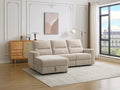Beige Fabric Sofa - dlz1766570503208