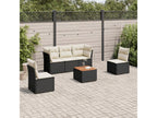 Black Woven Resin Wicker Outdoor Furniture Set - dlz1766570776249