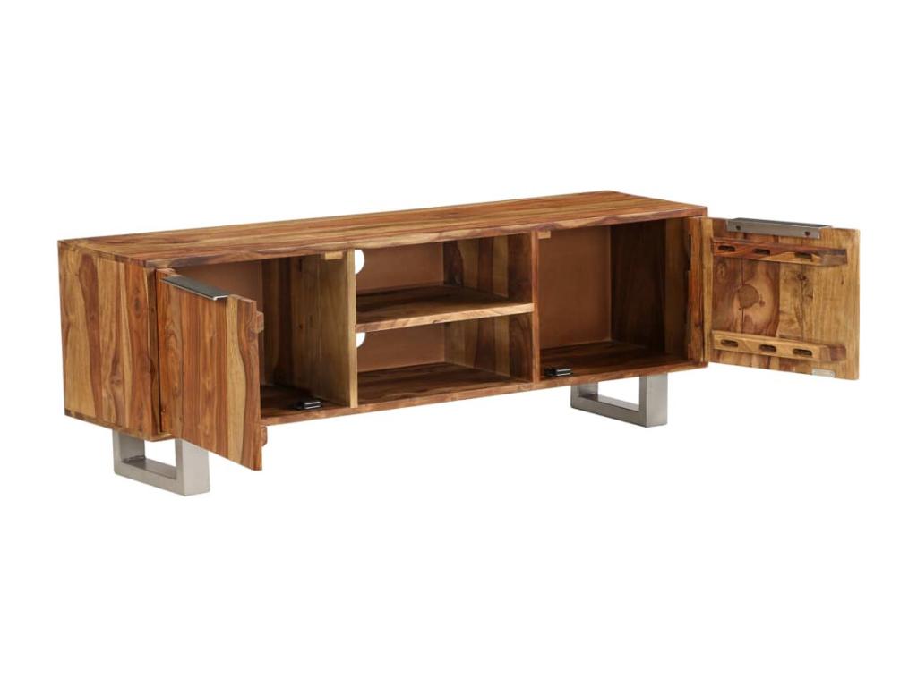 Brown TV Stand, 118 x 30 x 40 cm