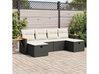 Black Woven Resin Wicker Outdoor Furniture Set - dlz1766570621412