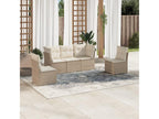 Beige Woven Resin Wicker Outdoor Furniture Set - dlz1766570304085