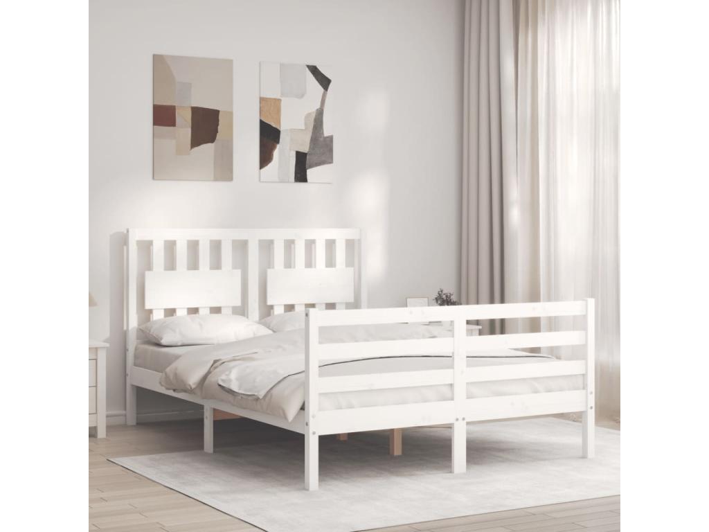 White Bed Frame, 120 x 200 cm