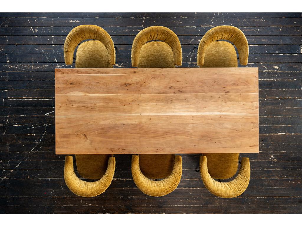 Brown Table, 280 x 100 cm