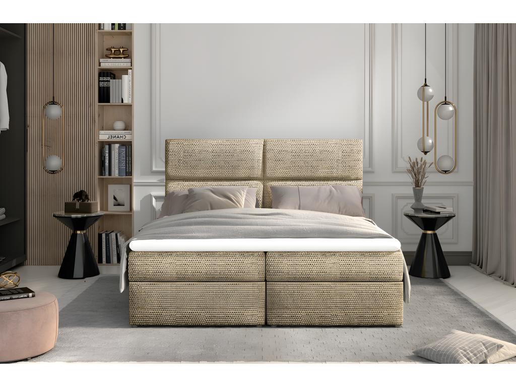 Beige Fabric Mattress, 140 x 200 cm