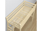 Yellow Pine Wood Bed, 80 x 190 cm