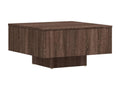 Brown Oak Wood Coffee Table, 60 x 60 x 31.5 cm