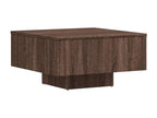 Brown Oak Wood Coffee Table, 60 x 60 x 31.5 cm