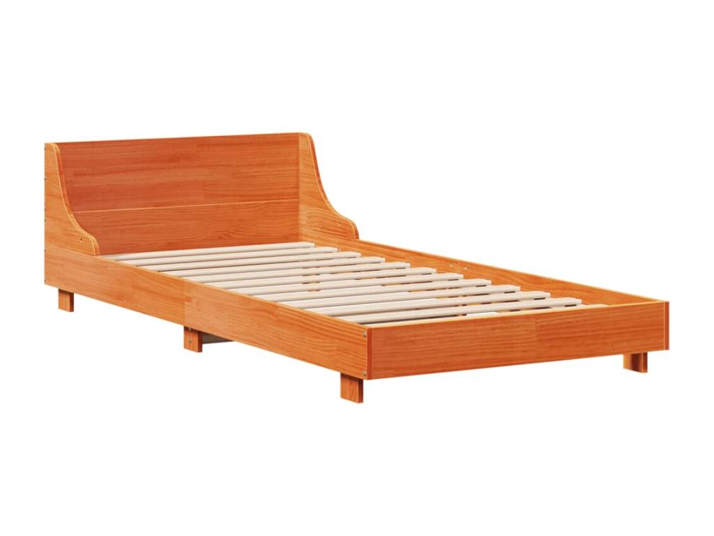 Brown Pine Wood Mattress, 75 x 190 cm